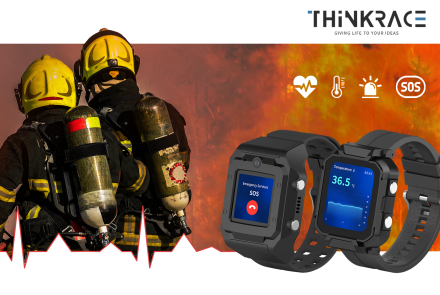 Thinkrace GPS Watch assist Firefighter Positioning and Navigation